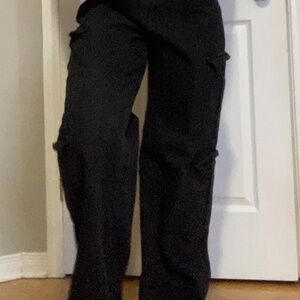 Baggie black jeans